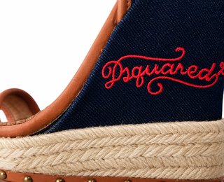 Dsquared2 Zapato Mujer . Cuñas Vaqueras 10cm