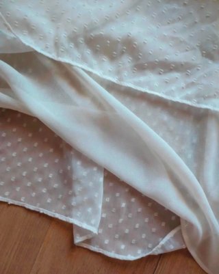 Blusa Zara plumeti bordada