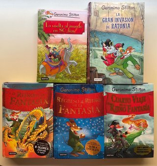Libros Geronimo Stilton tapa dura