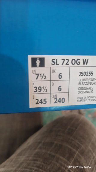 Adidas Zapatillas Nuevas Azul/Blanco