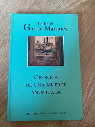 Libro Crónica de una muerte anunciada