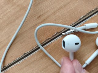 3 Auriculares Blancos de cable Samsung apple