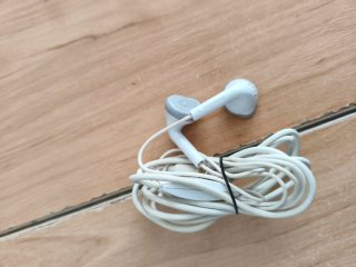 3 Auriculares Blancos de cable Samsung apple