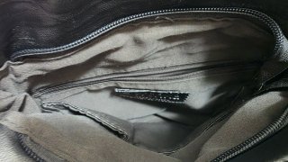 Borsa a tracolla grigia trapuntata