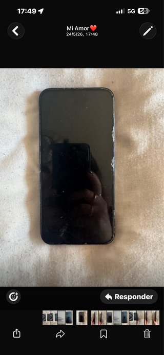 iPhone 15 Pro Max Azul 256 gb con protector