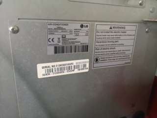 Aire Acondicionado LG 9000 Frigorías