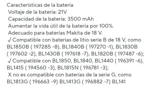 Taladro Atornillador Inalámbrico a batería 21 v