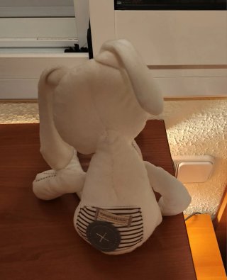 Peluche Conejo Blanco Orejotas Bebé
