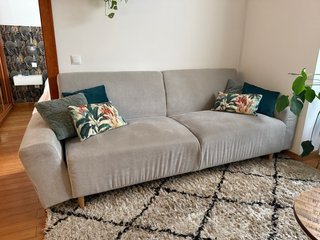 Divano Letto Grigio Maison Du Monde (238 cm)