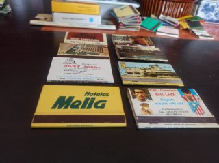 Colección 8 Cajas Cerillas Hoteles España
