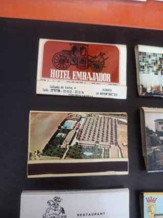 Colección 8 Cajas Cerillas Hoteles España
