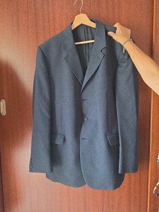 Chaqueta de vestir azul