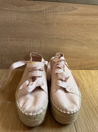 Zapatillas Bershka plataforma rosa