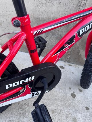 Bicicleta infantil roja BH 14 Pony