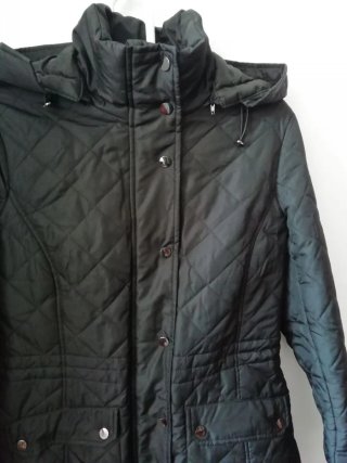 Parka negra impermeable talla M
