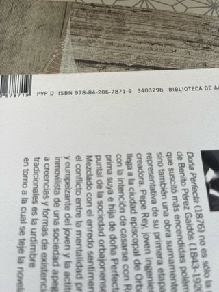 Libro de lectura