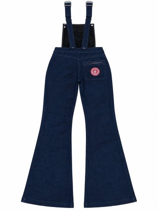 Peto Vaquero Azul desmontable 2x1. con Etiqueta