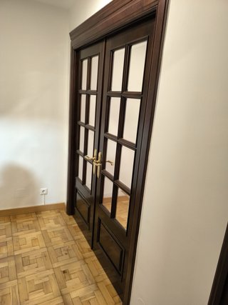 Puertas de Castaño con Cristales