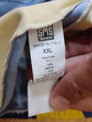 Maillot Ciclismo Retro SMS Santini  Bîci Sud