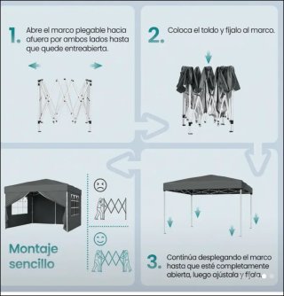 Carpa Plegable Jardín