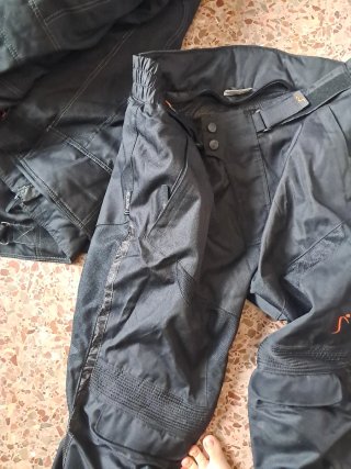 Pantalón de moto negro