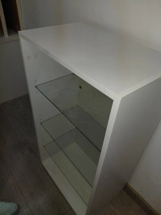 Estantería blanca 90x50 cm