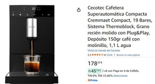 Cafetera Cecotec Superautomática Cremmaet