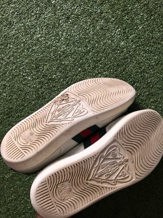 Zapatillas Gucci Ace Bee Web Blancas
