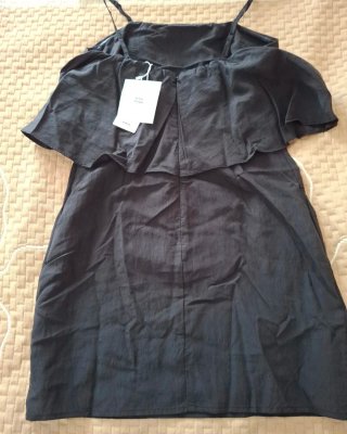 Vestido Mango Negro Talla M