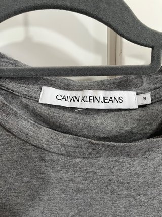 Camiseta Calvin Klein Jeans Gris Talla M