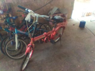 Bicicleta Plegable Roja