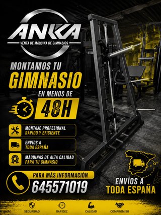Máquinas de Gimnasio ANKA - Montaje Rápido