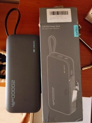 CUKTECH Power Bank 20000mAh con Cable