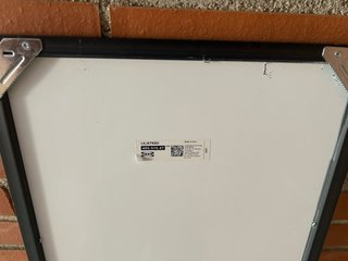 Espejo alargado negro Ikea