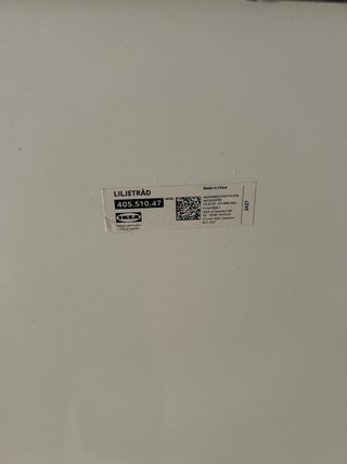 Espejo alargado negro Ikea