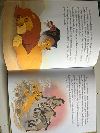 Libro el rey leon cuentos de oro