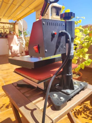 Prensa de calor para sublimación