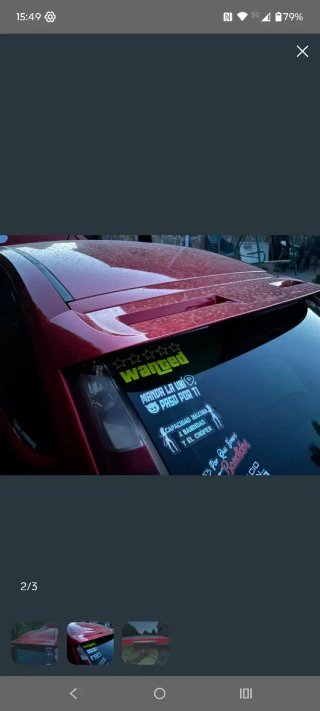 Alerón Ford Focus ST Rojo