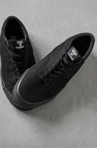 Zapatillas Hummel Negras de Lona/Suede - Talla 41