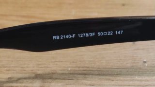 Gafas de sol Ray-Ban Wayfarer RB2140 negras