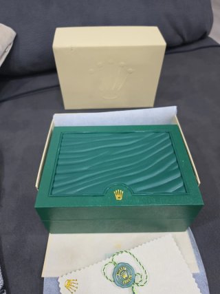Caja de Reloj Rolex Verde