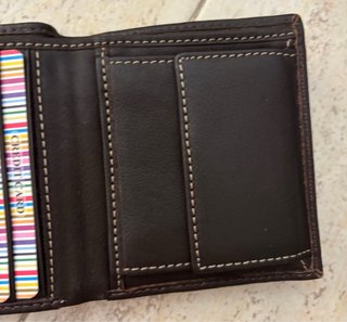 Cartera Piel Negra