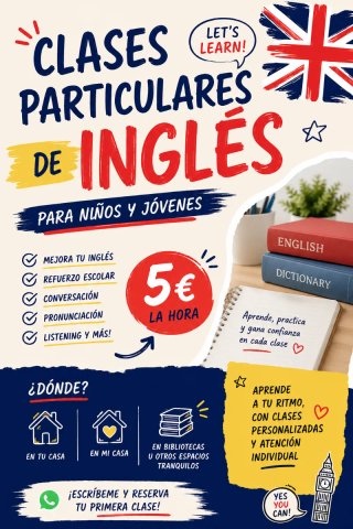 Clases particulares de Ingles para niños y jovenes