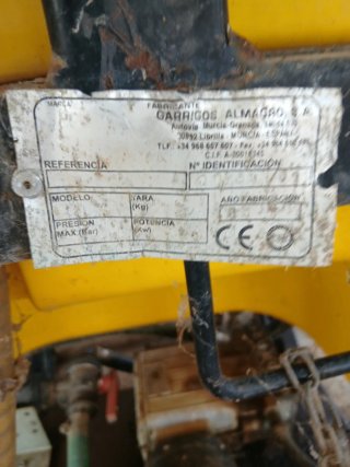 Sulfatadora Amarilla con Motor