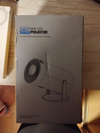 Proyector Mini LED Gris