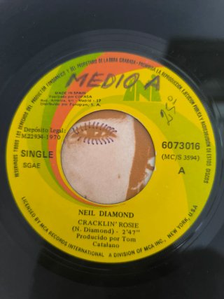 3 de Neil Diamond - Cracklin' Rosie /Holly   Stone