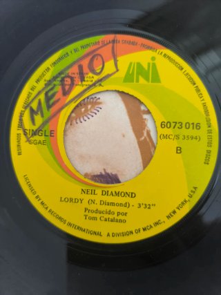 3 de Neil Diamond - Cracklin' Rosie /Holly   Stone