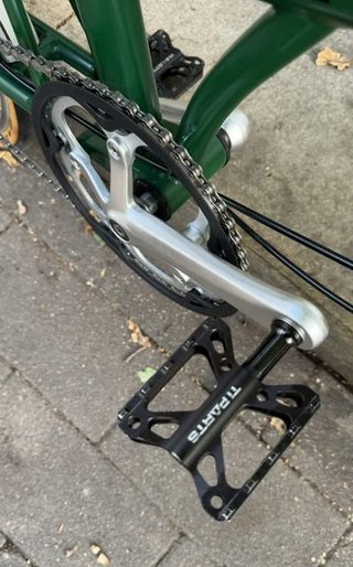 Bicicleta Brompton H3L Dobrável Verde