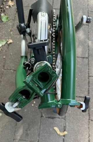 Bicicleta Brompton H3L Dobrável Verde