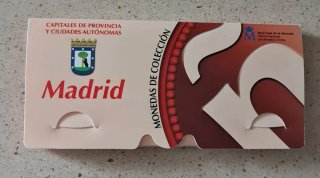 Monedas 5 euros plata Capitales de Provincia